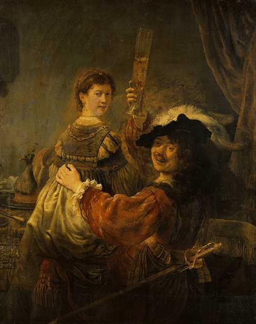 Rembrandt's Portrit of Himself and Saskia